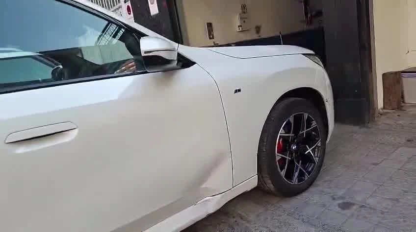 BMW M · Reparación de umbral — Antes